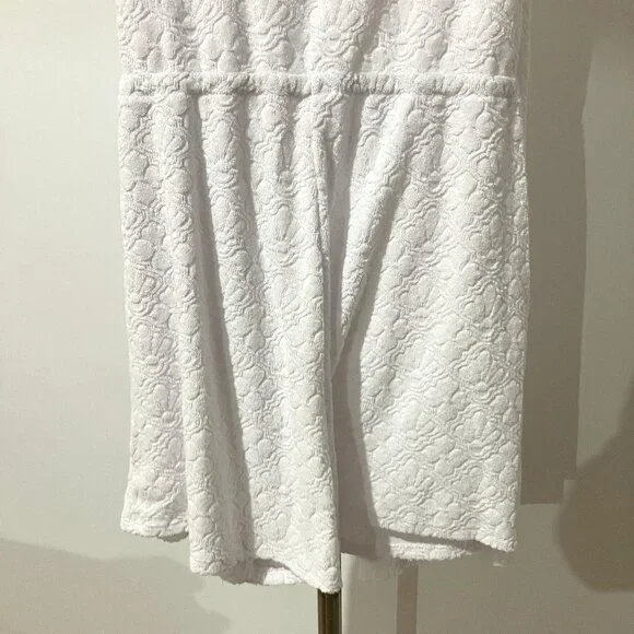 NWT Tommy Bahama Textured Terry Beach Romper in White Sz Small Fits Like Sz 6-8 - Picture 14 of 15